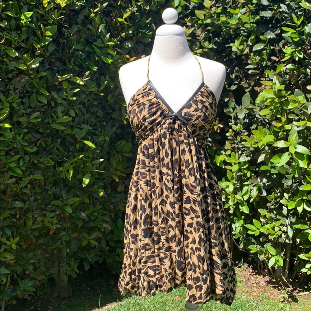 Betsey Johnson Leopard / Cheetah Print Dress